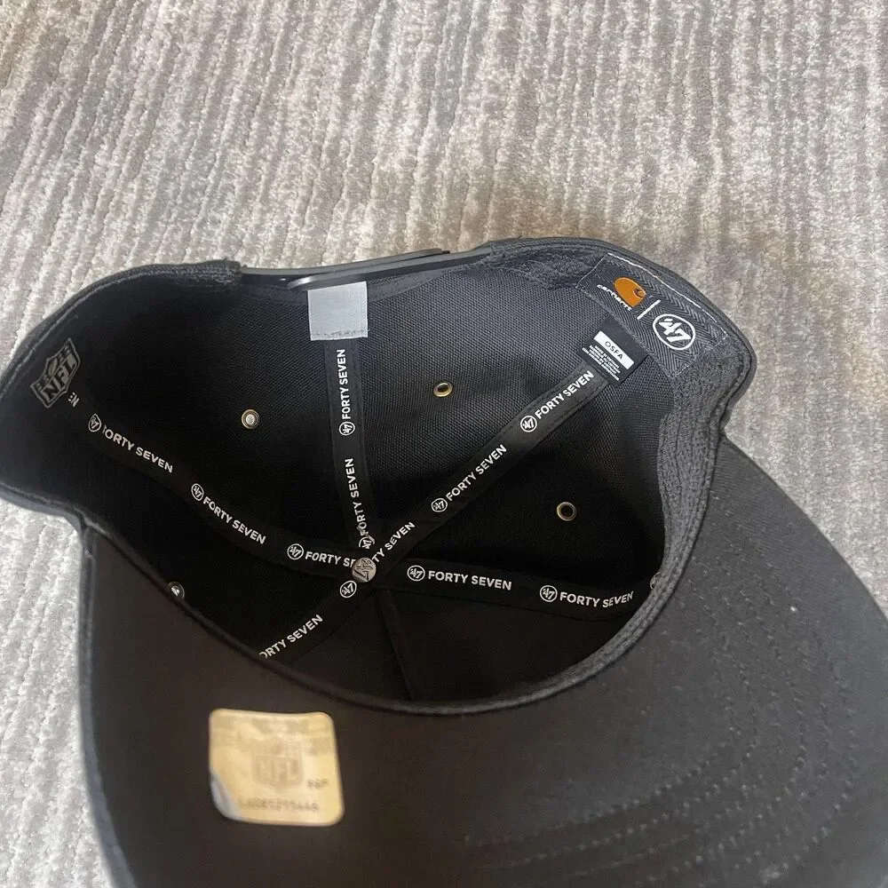 Dallas Cowboys Hat Cap Snap Back One Size Mens Black NFL Carhartt Hitch 47